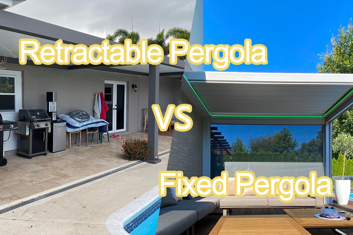 Einziehbare Pergola vs. feste Pergola: Was ist besser?