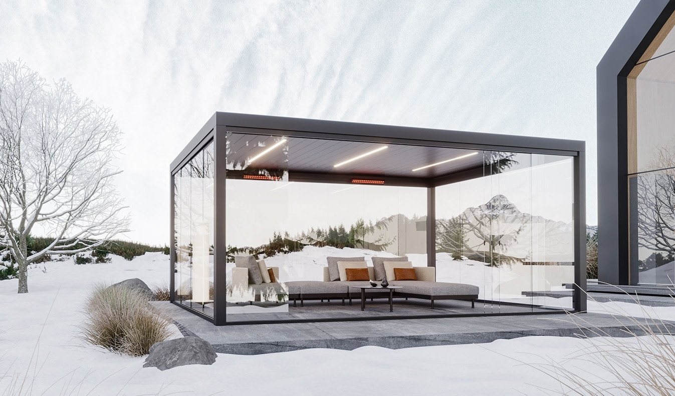 winter pergola